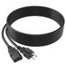 PGENDAR 6ft/1.8m UL Listed AC IN Power Cord Outlet Socket Cable Plug Lead for American DJ DJ Spot LED Moving Head DJ Effects Light