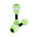 Amacok 1Pair Water Dumbbells Lightweight Aquatic Exercise Dumbells Eva Foam Water Barbells for Pool Fitness Exercise Water Aerobics Pool Fitness Equipment