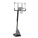 CITYLE Basketball Hoop Outdoor 7.5 - 10ft Kids Height-Adjustable Basketball Hoop Goal System with 44 Inch Impact Backboard and Portable Wheels Portable Backboard System for Kids/Adults