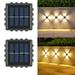 WSBDENLK 2Pcs Solar Outdoor Wall Lamp Outdoor Courtyard Decoration Garden Wall Lamp Solar Garden Lights Clearance Led Outdoor Lights