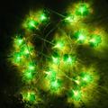 BGZLEU Decorative Light St. Patrick s Day Lights Shamrocks LED String Lights 10ft 20LEDs USB Powered Fairy Lucky Clover String Lights for Bedroom Party Feast Green Irish Decoration