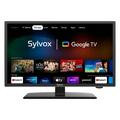 SYLVOX Smart RV TV 24 12 Volt TV for RV Camper Newest Google TV with Google Assitant App Store Chromecast 1080P FHD DC/AC Powered Small Smart TV