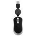 Goilinor Wired Mouse Creative USB Wired Mouse Mini Telescopic Mouse Computer Notebook Mouse Portable Mouse (Black)