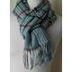 Fraas - Check Scarf - Grey/red/black