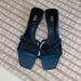 Zara Shoes | Brand New Zara Sandals Low Heel | Color: Blue | Size: 6.5