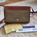 Dooney & Bourke Bags | Beautiful Nwt Dooney & Bourke Taupe Nylon & Leather Zip Crossbody Bag | Color: Brown/Gold | Size: Os