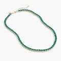 J. Crew Jewelry | J. Crew Crystal Tennis Necklace | Color: Green | Size: Os