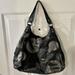 Coach Bags | Coach Inlaid Maggie Shoulder Hobo Bag Black/Gunmetal/Pewter | Color: Gold/Gray | Size: Os
