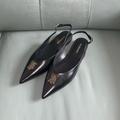 Burberry Shoes | Burberry Women's Sienna Slingback Flats | Color: Black | Size: 39.5eu