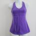 Athleta Tops | Athleta Equator Strappy Racerback Workout Tank Top Purple Padded Sports Bra Xs | Color: Purple | Size: Xs