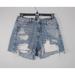 American Eagle Outfitters Shorts | American Eagle Shorts Women's Size 8 Distressed Jean High Rise Mom Short 90's | Color: Blue | Size: 8