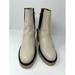 Free People Shoes | Free People James Chelsea Boot White Leather 36.5 (Size Us Women's 6.5) M | Color: Black/White | Size: 6.5