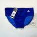 Adidas Swim | Adidas Size 30 Men's Shock Energy Competitive Swim Brief - Blue/Navy/White | Color: Blue/White | Size: S