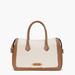 Kate Spade Bags | Kate Spade Gramercy Shearling Fur Medium Satchel Crossbody, Cream Nwt | Color: Brown/Cream | Size: Os