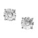 Kate Spade Jewelry | Kate Spade Silver Gumdrop Crystal Clear Earrings | Color: Silver | Size: Os