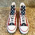 Converse Shoes | Converse Chuck Taylor All Star American Flag High Usa Studded Americana Men’s 12 | Color: Red/White | Size: 12