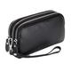 HotcoS Women's Business Wallets, Money Clips, Coin Purses, Genuine Leather Card Cases, Money Organisers Handbags (Color : Black)