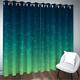 Thermal Curtains,Bedroom Curtains Blue-Green Gradient 3D Printed Blackout Curtains Thermal Insulated Darkening Eyelet Curtains For Living Room Kids Room Office Kitchen Home Decor, 280 X 250 Cm