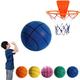 Dribble Dream Silent Basketball, Silent Basketball Dribbling Indoor, Quiet Basketball No Noise, 2024 Quiet Basketball Indoor, Hush Handle Silent Foam Basketball, Indoor Training Foam Ball (Blue,7#)