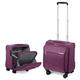 Hanke Luggage Sets 16/20/24/28 Inch Softside Expandable Carry On Luggage Checked luggage Large Suitcase with Lock Travel Luggage Suitcases with Wheels Upright Rolling Luggage for Wen women, Purple,