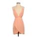 by the way. Cocktail Dress - Mini: Tan Solid Dresses - Women's Size X-Small