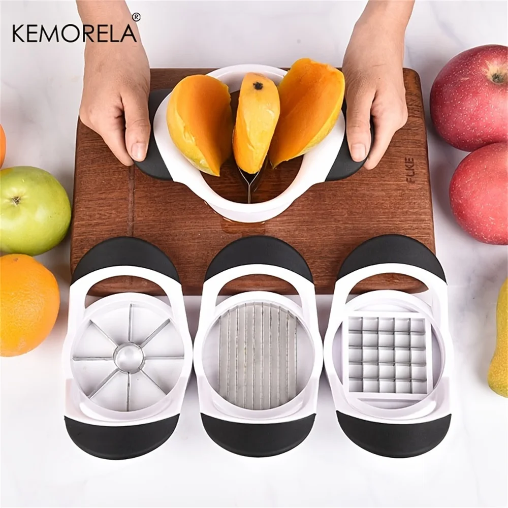 EllMORELA-Coupe-pommes, trancheur de fruits et de légumes, outils de cuisine, hachoir, gadgets de cuisine, accessoires, nouvelle aide