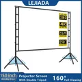 LEJIADA-Écran de projection avec support écran blanc sans déformable angle de vision de 150 °