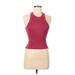 Crave Fame By Almost Famous Tank Top Burgundy Crew Neck Tops - Women's Size Medium