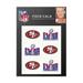 WinCraft San Francisco 49ers Super Bowl LVIII Six-Piece Face-Cals Set