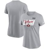 Women's Nike Gray San Francisco 49ers Super Bowl LVIII Specific Essential T-Shirt