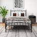 Charlton Home® Ciriaco Metal Platform Bed Metal in Black | 43.5 H x 39.2 W x 78.74 D in | Wayfair 8FDD95BE1873499982DC92F063AC60CE
