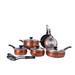 Paula Deen PD12PASSBCP 12 Piece Cookware Set Copper