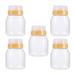 5 Pcs Honey Bottle Transparent Dispenser Container Kitchen Food Bottles Clear Household Containers