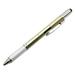 6 in 1 Multi-functional Stylus Pen with Black/Blue Refill Tool Tech Ballpoint Pen with Clip Smooth Writing
