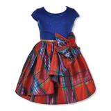 Bonnie Jean Girls Starry Night Dress - royal blue 2t (Toddler)