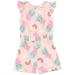 Peppa Pig Toddler Girls French Terry Sleeveless Romper Pink 2T