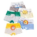Godderr 2-12T Toddler Kids Boys Cotton Boxer Underwear the Four Seasons Soft Briefs Breathable Four Corners Shorts 4-Pack