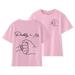 Toddler Kids Girls T Shirt Boys Short Sleeve Top Parent Child Sentiment Round Neck Short Sleeve T Thermal Shirt Kids Tops Boys Boys Blank Tops Youth Basketball Short Boys Medium Long Sleeve Shirts