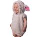 Wallarenear Toddler Halloween Animal Costume Cute Cow Lamb Bunny Whale Romper Fleece Hoodie