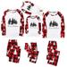 Shldybc Family Christmas Pjs Matching Sets Toddler Kids Pajamas 2023 Boys/Girls Pajamas Christmas Holiday Onesie Sleepwear Jumpsuit Snowman Elks Santa Pajamas Outfit Home wear 6Month Pajamas