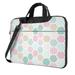 YFYANG 13 inch Universal Laptop Bag Oxford Cloth Laptop Sleeve Multi-functional Pastel Lovely Hexagonal Pattern Notebook Computer Messenger Bag Handbag