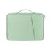 Piartly Laptop Sleeve Case Notebook Protective Handbag Zipper Closure Nylon Computer Carrying Bag Protector For Tablet Pouch Green 12.9-13 inch