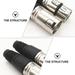 XLR Connector 4PCS XLR Connector Male and Female 3-pin Solder Microphone Line Plug Replacement