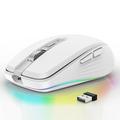 FMOUSE Optical indicator Adjustable DPI Battery Laptop Mouse Computer Wireless Mouse Dual-Mode BUZHI Computer Mice Adjustable Dual mode Wireless Mouse Dual-mode Adjustable Laptop Computer Mouse