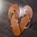 Tory Burch Shoes | Like New Tory Burch Leather Sandals Size 5 | Color: Brown | Size: 5