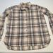 Carhartt Tops | Carhartt Plaid Roll Tab Sleeve Button Up Shirt Women’s Xl 16/18 | Color: Purple/White | Size: Xl