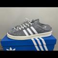 Adidas Shoes | Men’s Adidas Originals Campus 80s Mule Slip-On Shoes Grey Fx5841 New | Color: Gray/White | Size: Various