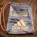 Adidas Bags | Adidas Sling Bag Peach/Fushia/Navy/Gray | Color: Gray/Pink | Size: Os