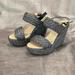 Anthropologie Shoes | Anthropologie Lien.Do Wedge Sandal | Color: Blue | Size: 8