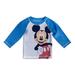 Disney Swim | Mickey Mouse Baby Toddler Rash Guard Swim Shirt | Color: Blue | Size: Various